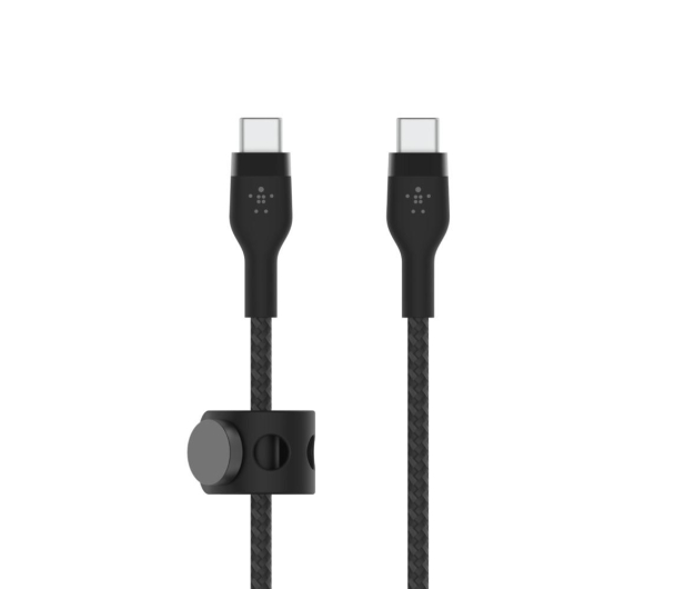 Belkin USB-C - USB-C 2.0 Braided Silicone 3m Black - 733202 - zdjęcie 3